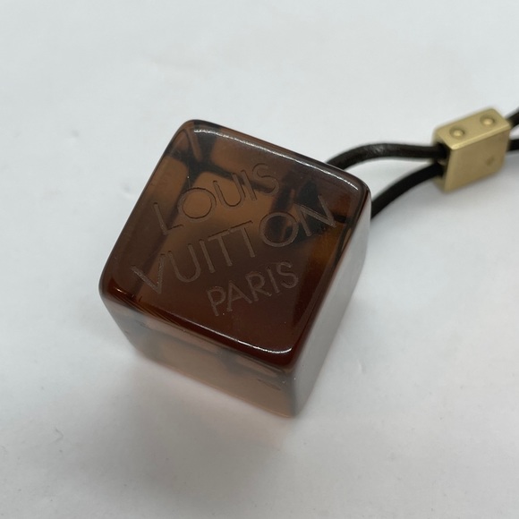 Louis Vuitton Elastic Hair Cubes RARE VINTAGE - Picture 2 of 7